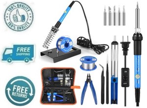Nouveau kit de soudure en fer Outil de soudage électronique Cutter de fil de souder Sucker