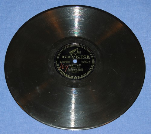 FONTANE SISTERS Fairy Tales & The Cinderella Work Song RCA Victor 20-3621 E - Picture 1 of 2