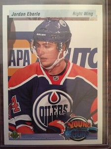 2010-11 Upper Deck #220 Jordan Eberle Young Guns 20th Anniversary Reto RC MINT