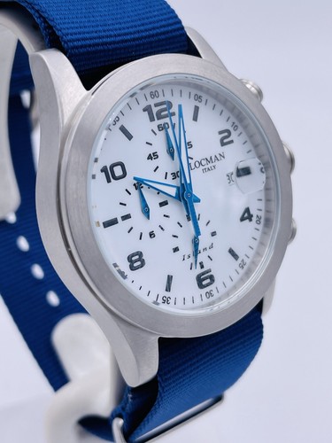 Orologio Locman Island Chrono Acciaio 618ACWBTL/359 40mm scontatissimo Nuovo - Foto 3 di 9