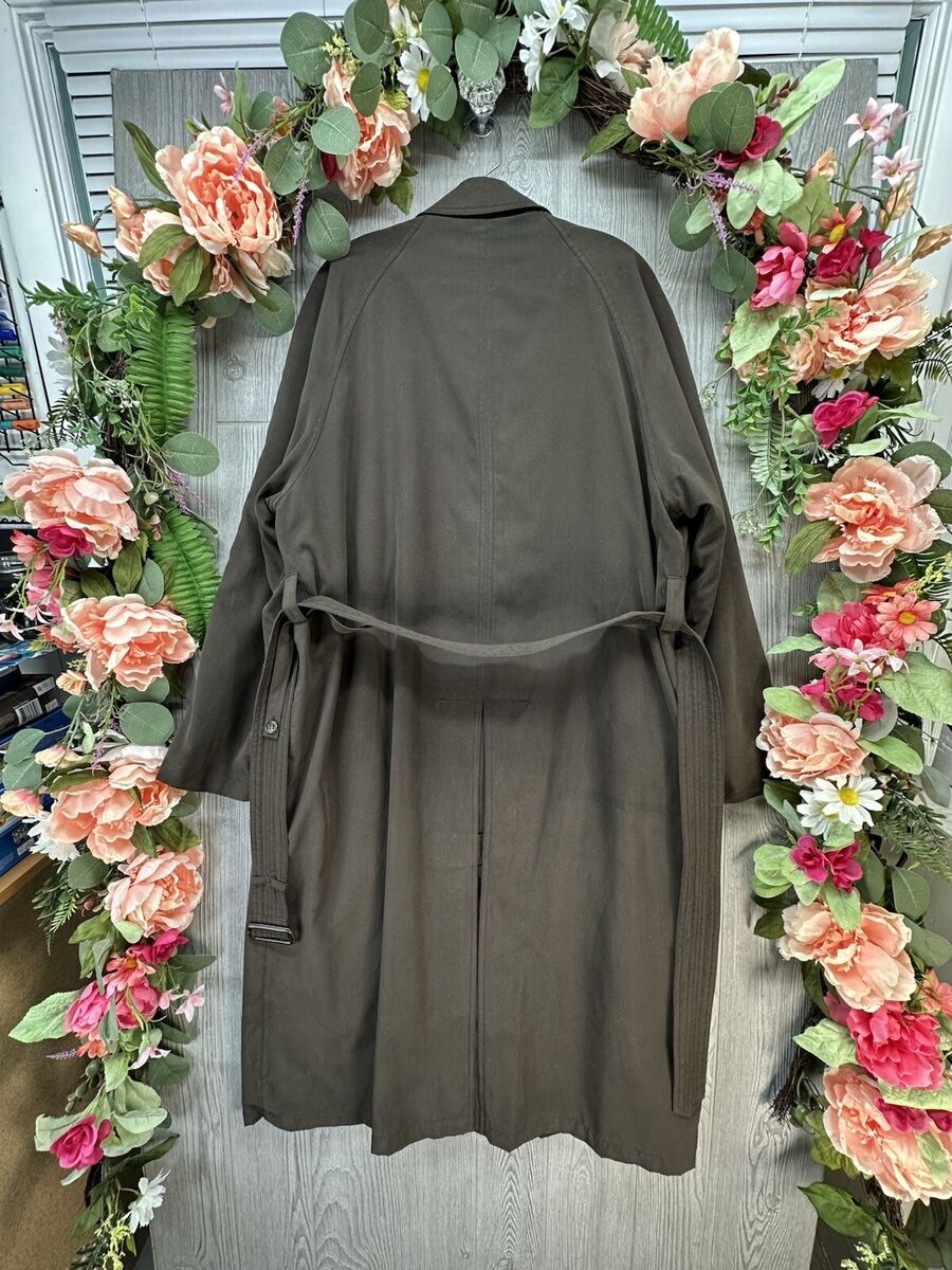 Jos A Bank Mens Coat Size 42 Trench Rain Coat Belt Overcoat Jos A Bank Mens Coat Size 42 Trench Rain Coat Belt Overcoat