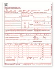 New CMS-1500 Insurance Claim Forms, HCFA 02/12 - 2 Cases 5000 Sheets/Forms
