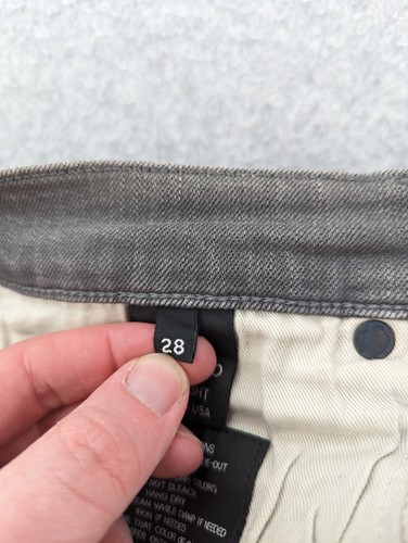 TOM FORD Jeans Mens 28 (30x26) Denim Straight Fit Button Fly Gray TFD002 *READ* - Picture 10 of 21