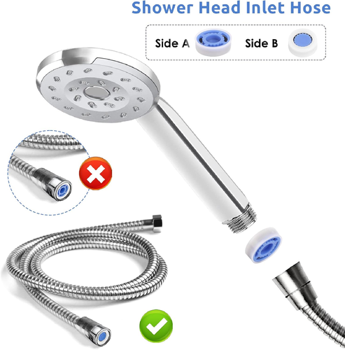 12Pcs Shower Flow Reducer Limiter, Shower Head Flow Restrictor Water Saver Low F - Picture 3 of 12