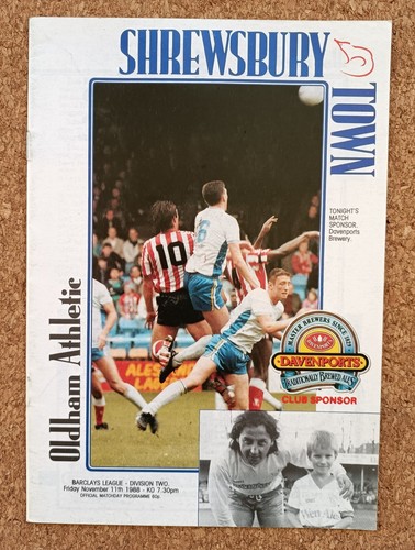 Programme Shrewsbury Town Football Gay Meadow Programmes 1976 - 2003 Various - Picture 20 of 36