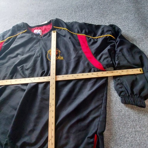 Vintage SPEEDLINE Athletic Wear Embroidered Logo Full Zip Jacket Black Size XXL - Bild 4 von 7