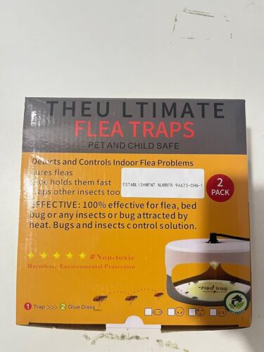 Professional Flea Killer Set - 2 Electric Traps with Sticky Discs for Home Use - Picture 10 of 10