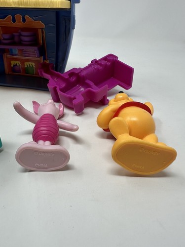 Set gioco vintage Mattel Winnie the Pooh Honey Pot Carry Around con personaggi - Foto 13 di 20