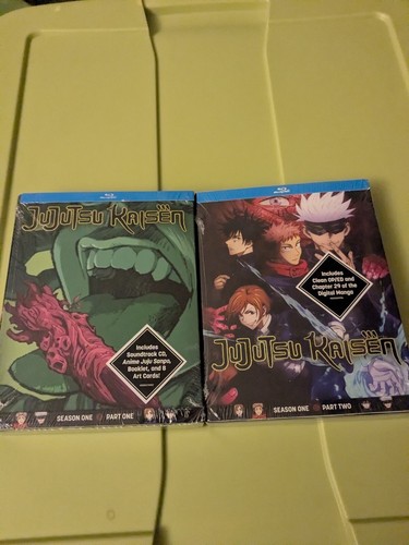 Jujutsu Kaisen: Season 1: Part 1 & Part 2 Limited Edition Blu Ray Set NEU