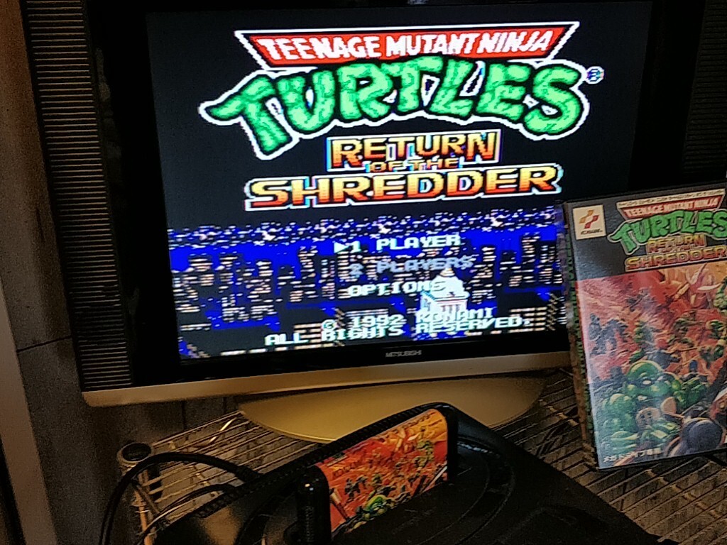 TMNT: Return of the Shredder【中古・MD日本版】（T.M.N.T.