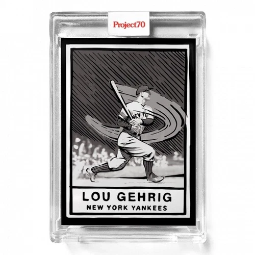 2021 Topps Project70® #250 ⚾️ 1957 Lou Gehrig by Joshua Vides ⚾️ NY Yankees