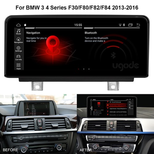 10.25" Wireless CarPlay Android 13 for BMW 3 4 Series F30 F34 F32 Autoradio 128G - Picture 3 of 9