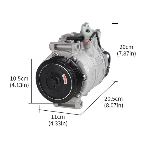 AC A/C Air Conditioning Compressor for Mercedes Benz W164 W251 X164 GL320 ML350 - Picture 2 of 12