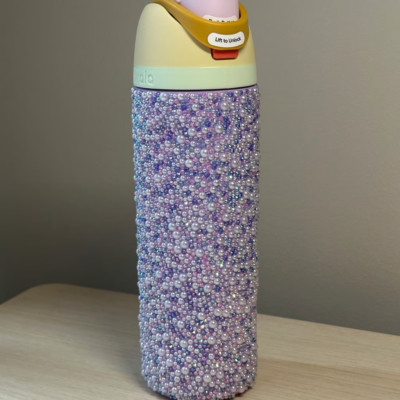 Owala 24oz FreeSip Stainless Steel Custom Bedazzled Water Bottle | eBay