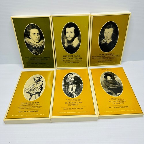 The History Of Elizabethan Drama By M C Bradbrook Paperback Book x 6 Box Set - Foto 4 di 24