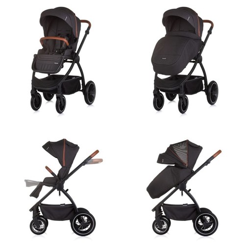 Chipolino Kombikinderwagen 3 in 1 Prestige Babywanne Rucksack i-Size Babyschale - Bild 9 von 30