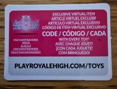 #ad Roblox Royale High ENCHANTRAVERSE HALO for AVATAR castle campus CODE GBP 39.95
