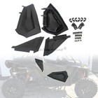 Lower Door Insert Panels Built-in Metal Frame Fit for Polaris RZR 2 Seater Door