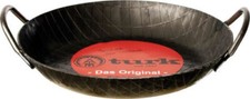 Eisenpfanne Turk  geschmiedet, 65930, 2 Griffe, 28 cm, 43mm hoher Rand