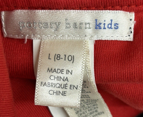 Pottery Barn Kids Girl's Nautical Anchor Hoodie Size Large 8-10 - Picture 8 of 11
