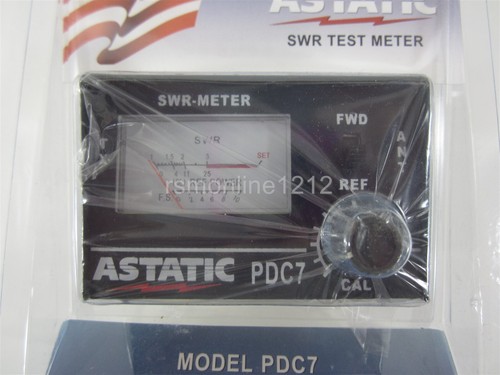 Astatic CB Radio Antenna PDC7 SWR Test Meter w/ 3' RG-8X Jumper Cable - Picture 3 of 9