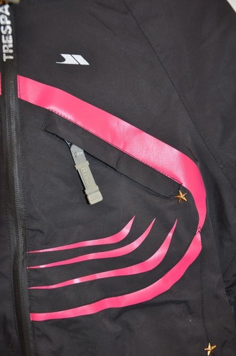 Trespass Women's Lissy Radium Ski Jacket  TP-100 Black Pink size S - Picture 6 of 12