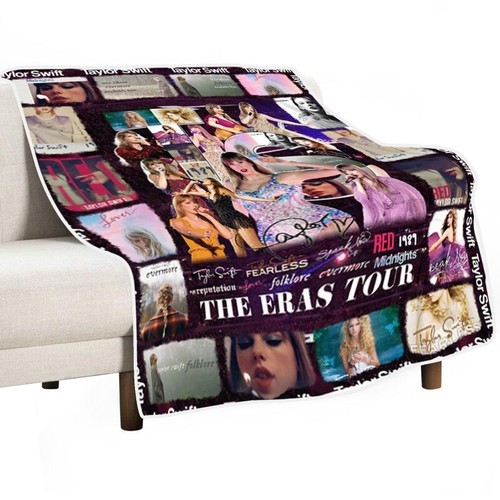 Taylor Swift Flannel Blanket Throw Napping Bed Sofa Soft Bedding Christmas Gift - Picture 5 of 22