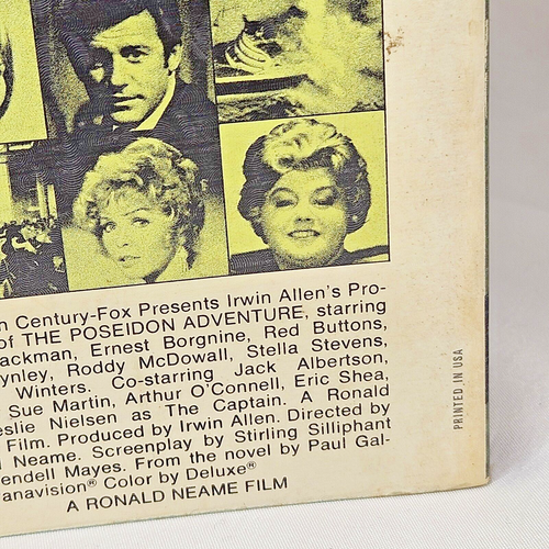 The Poseidon Adventure Book Paperback Vtg 1974 Paul Gallico Movie Tie-in Drama - Picture 18 of 24