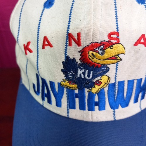 1992 ORIGINAL OFFICIAL HAT US COLLEGE KANSAS JAYHAWKS 90S WOMEN'S BASKETBALL - Picture 3 of 16