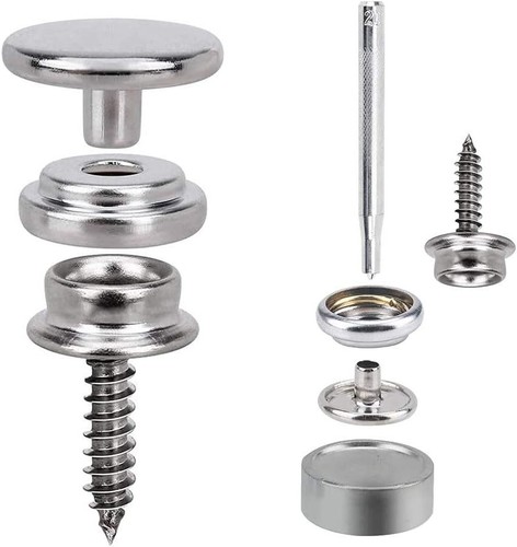 Ösen Rundösen 12-20mm Set /Edelstahl Druckknopf Schraube Set Für Planenösen - Bild 33 von 35