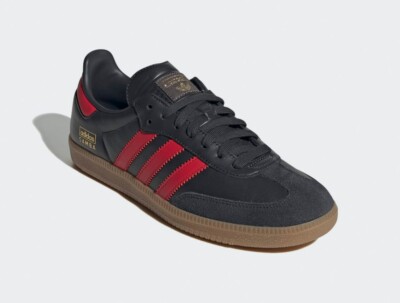 ADIDAS SAMBA OG MEN'S SHOES IG6173 Carbon Better Scarlet