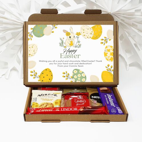 Personalised Easter Chocolate Box Treat Box, hamper gift Easter treats Lindt - Picture 12 of 16