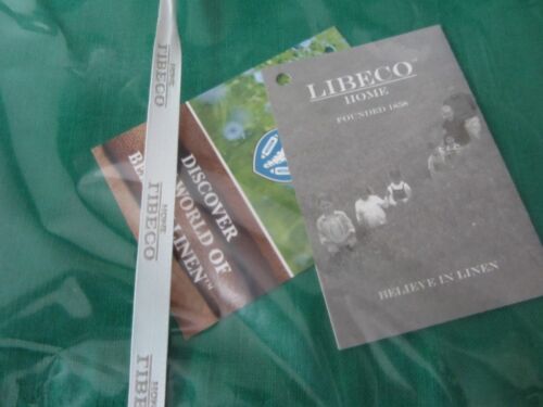LIBECO HOME Belgium Linen Blend POLYLIN Tablecloth Grass Green 69"x 69" NEW - Picture 2 of 7