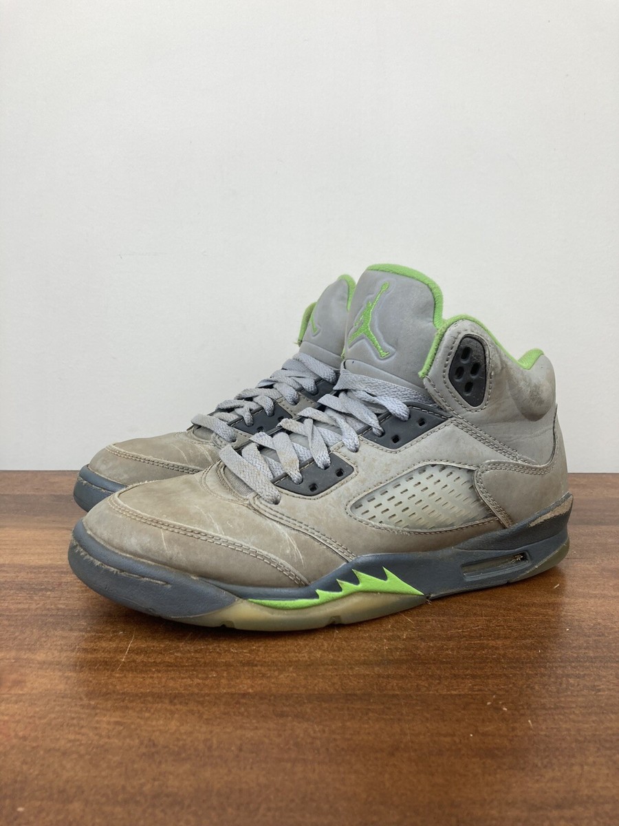 Air Jordan 5 Retro Light Mint Green Light Grey Dark Grey Size 5.5Y