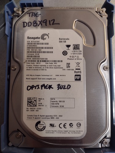 Dell Optiplex 3010 i3 Dual Core, 4GB DDR3, 500GB (!!) HD SATA, DVD-RW, 2 USB - Picture 3 of 6