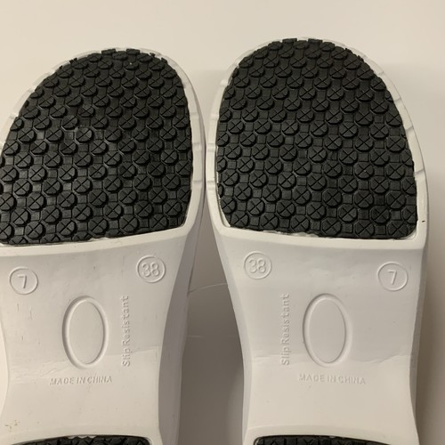 CLOGS, Basics by allheart Unisex Closed Back Clog, White, NEW Size 8.5 W / 7 M - Picture 6 of 9