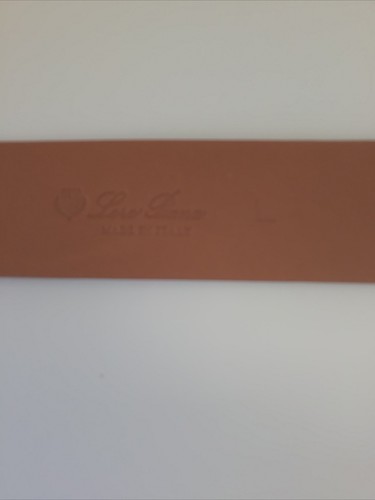 Loro Piana Brown Calf Leather Knot Belt L - Picture 5 of 6