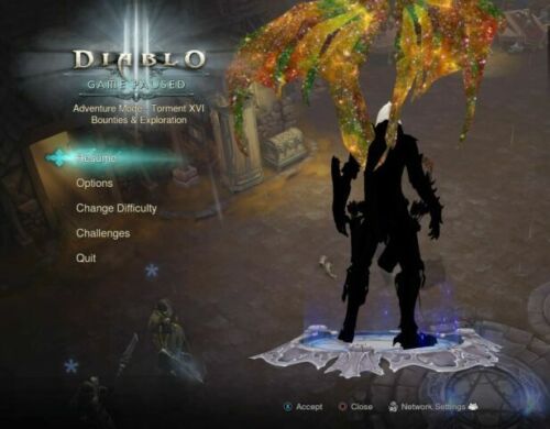 Diablo 3 PS4/PS5 Softcore - All Cosmetics Wings | Choose One Updated Patch 2.7.3 - Picture 21 of 49