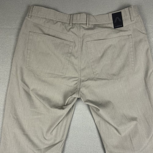 Alberto Ceramica Pants Mens 36x31* Gray Tan Stone Modern Fit Performance Golf - Bild 4 von 15
