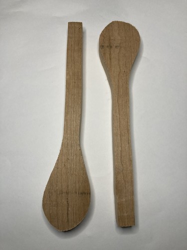 2 Cherry Spoon Carving Blanks – 10" Each | Great for Whittling & DIY Tools - Picture 6 of 11