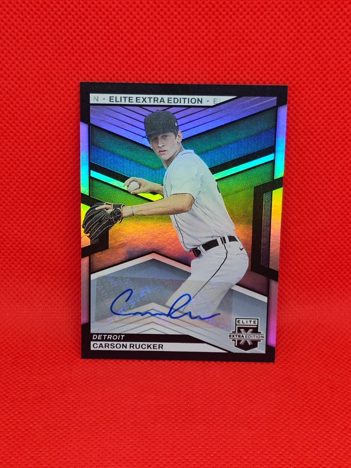 2023 Panini Elite Extra Edition #108 Carson Rucker Signatures