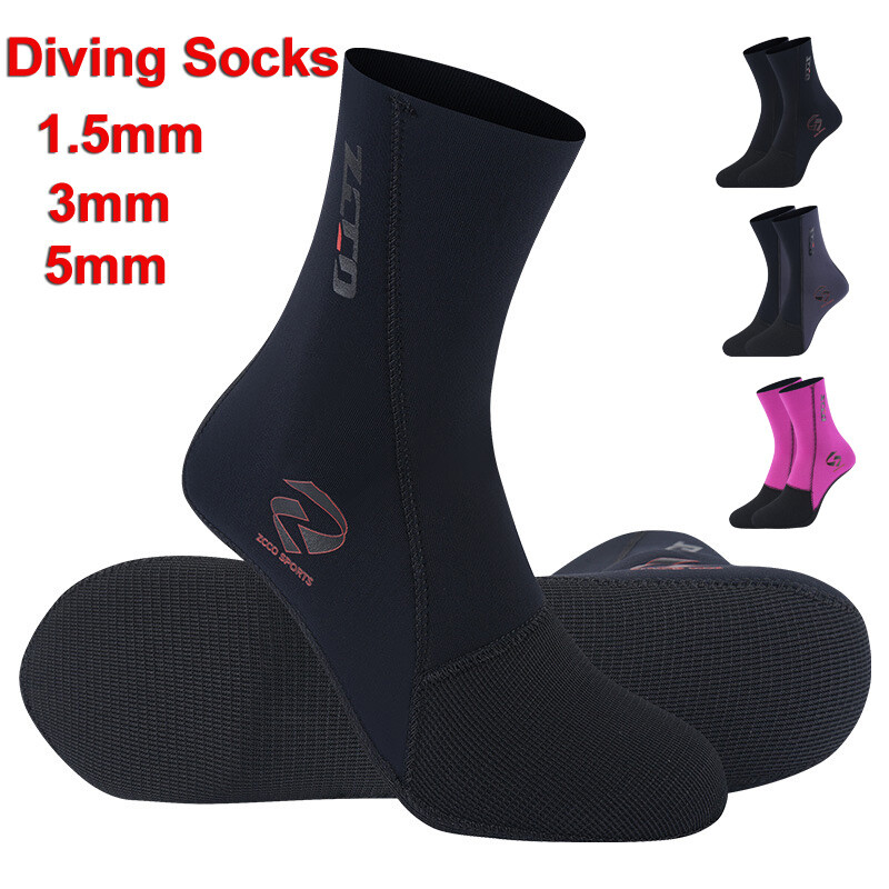 Neoprene Diving Socks Booties Shoes Anti-Slip
