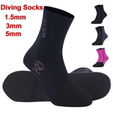 1.5mm/3mm/5mm Neoprene Diving Socks Booties Shoes Anti-Slip Surfing Water Sports