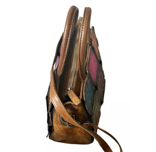 Handgefertigte Damen Handtasche Leder - Bild 4 von 7