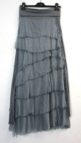 Damen 30% Seide 70% Viskose (Rüschen) 95% Viskose (Basis) Rock OneSize: Regular - Bild 18 von 91