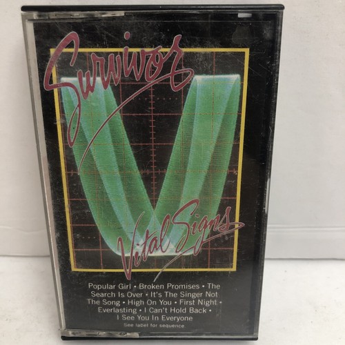 SURVIVOR VITAL SIGNS VINTAGE CASSETTE TAPE USED - Picture 1 of 5