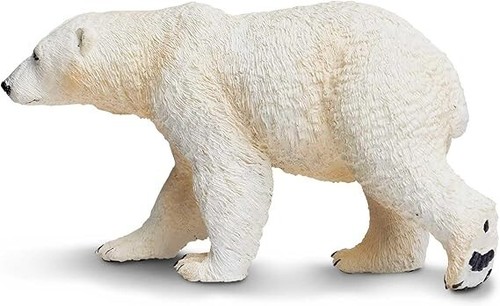 SAFARI LTD WILDER EISBÄR MASSIVER KUNSTSTOFF REALISTISCHE SPIELZEUGTIERFIGUR - Bild 3 von 13