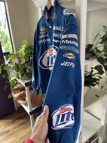 NASCAR Kurt Busch Miller Lite #2 Racing jacket 2004 Championship - Picture 5 of 11