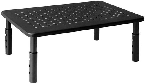 Powder Coated Steel Metal Desk Monitor Stand and Riser, 3 Height Adjustable, New - Picture 2 of 3