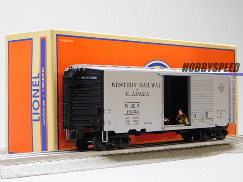 LIONEL WESTERN FERROCARRIL DE ALABAMA HOBO BOXCAR #18252 O CALIBRE suena 2326260 NUEVO - Imagen 1 de 10